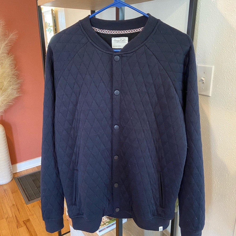 Sovereign Code Las Angeles Bomber Jacket. Large. Navy.